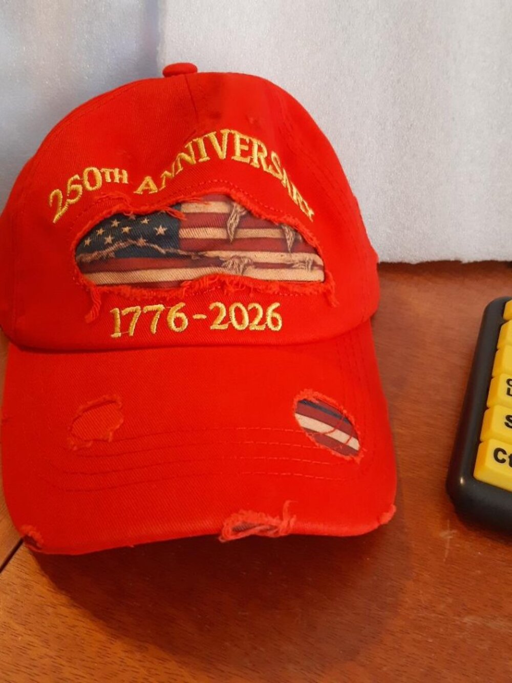 NEW BAG ! USA 250 Anniversary 1776 - 2026 American Flag Deim Baseball Hat